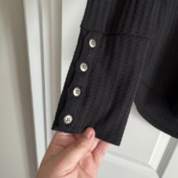 Chaser Long Sleeve Waffle Tee L - Picture 3 of 4